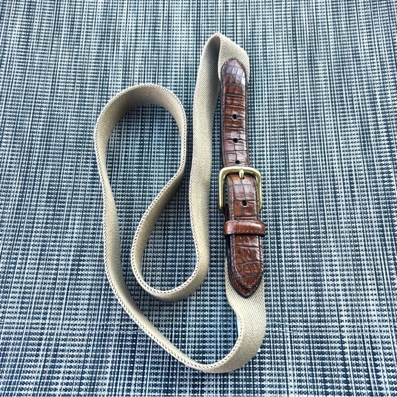 Orvis Canvas & Leather Belt Great Condition - Picture 2 of 9